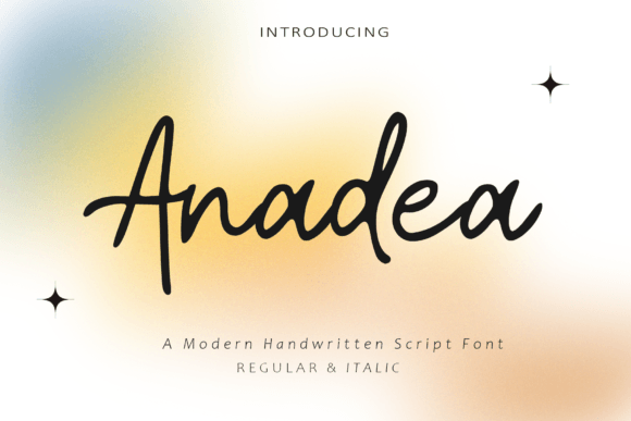 Anadea: The Script Font That Elevates Brand Identity