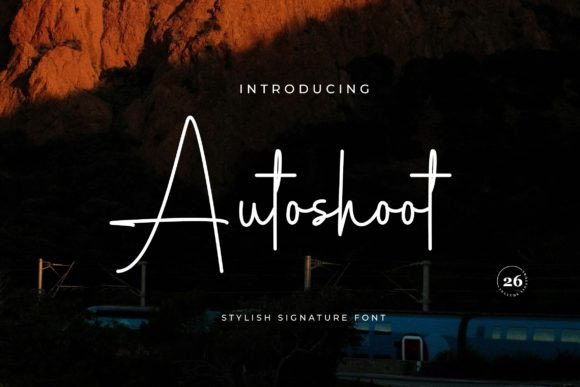 Autoshoot: The Handwritten Font That Elevates Your Brand