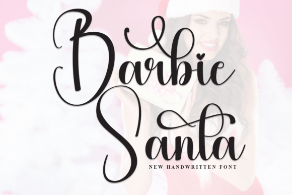 Barbie Santa: A Refined Script Font for Editorial Design