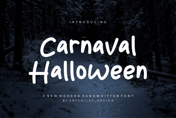 Carnaval Halloween: The Script Font for Spooky Campaigns