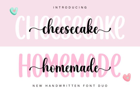 Cheesecake Homemade Duo: A Refined Typeface for Editorial Design