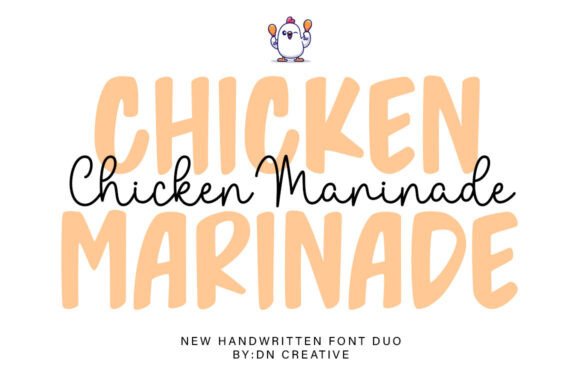 Chicken Marinade Duo Font Review for Campaign Design