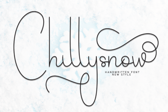 Chillysnow: A Handwritten Script Font for Modern Web Design
