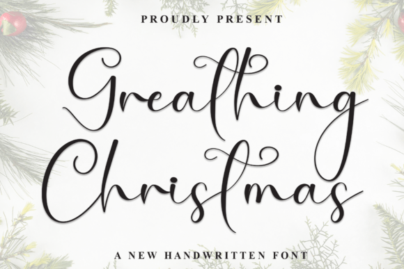 Designing with Greathing Christmas: A Script Font for Web