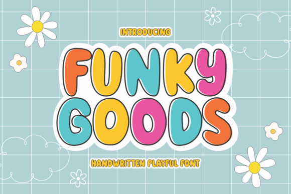 Funky Goods: A Playful Handwritten Font for Bold Branding