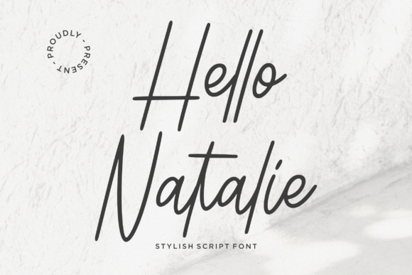 Hello Natalie: A Stylish Script Font for Web Design
