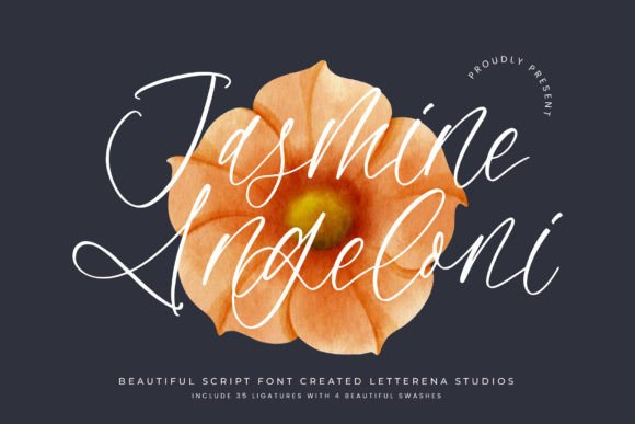 Jasmine Angeloni: A Luxury Script Typeface for Web Design