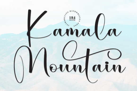 Kamala Mountain: A Script Font for Elegant Branding