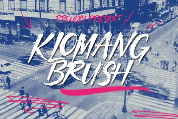 Klomang Brush: A Handwritten Typeface for Modern Editorial Design