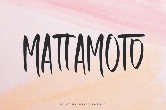 Mattamoto Font: The Perfect Handwritten Typeface for Makers