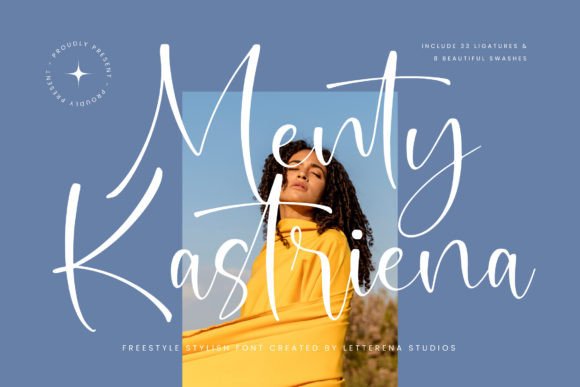 Menty Kastriena: A Stylish Script Font for Editorial Design
