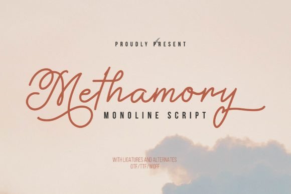 Methamory: The Script Font That Elevates Campaign Visuals
