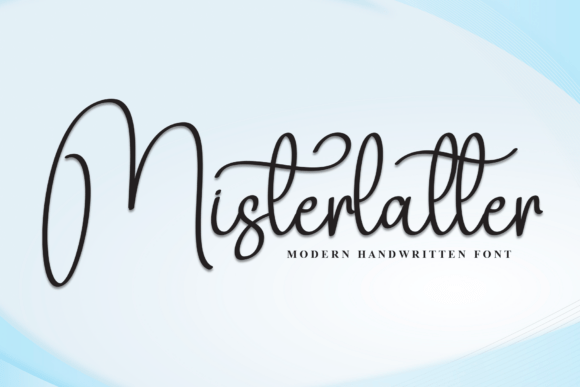 Misterlatter: A Fluid Script Font for Modern Web Design