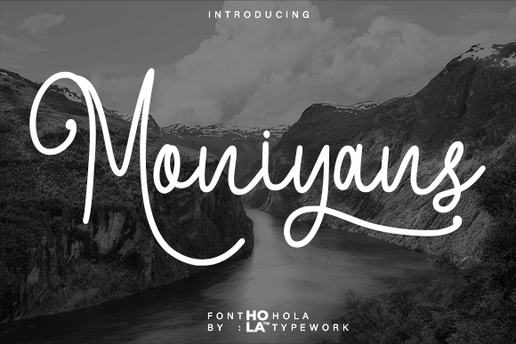 Moniyans: The Script Font That Elevates Your Brand Identity
