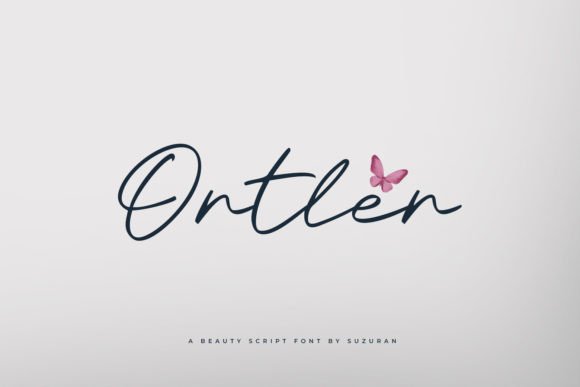 Ortler: A Fresh Script Typeface for Modern Branding
