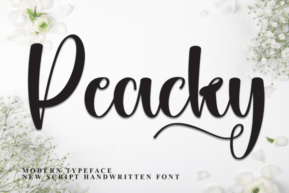 Peacky: The Handwritten Font That Elevates Your Brand Identity