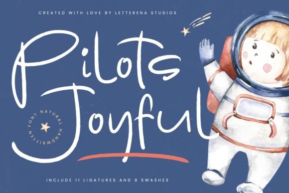 Pilots Joyful: The Script Font That Elevates Campaign Visuals