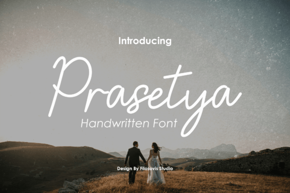 Prasetya: A Graceful Script Font for Editorial Design