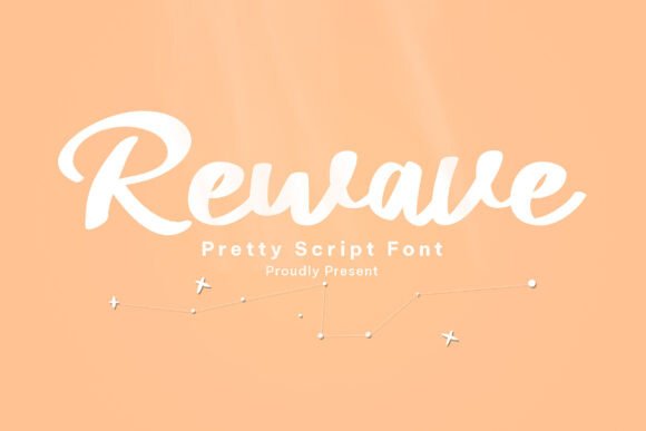 Rewave: A Refined Script Typeface for Editorial Design