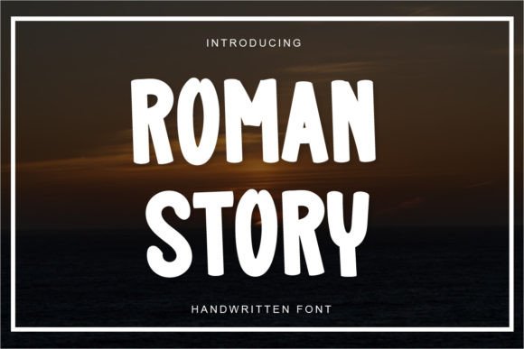 Roman Story Font: Elevate Your Handmade Brand