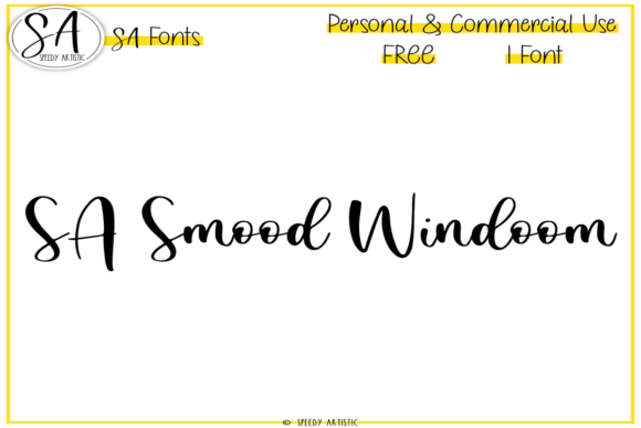 Sa Smood Windoom: A Handwritten Font for Makers