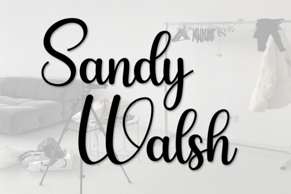 Sandy Walsh: A Relaxed Script Font for Editorial Design