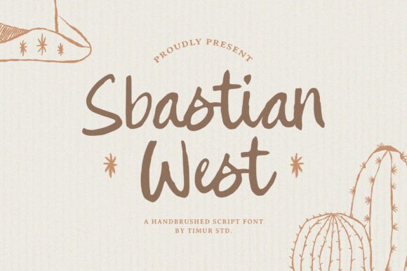 Sbastian West: A Handbrushed Script Font for Authentic Branding