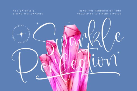 Sparkle Perfection: A Luxury Script Font for Branding