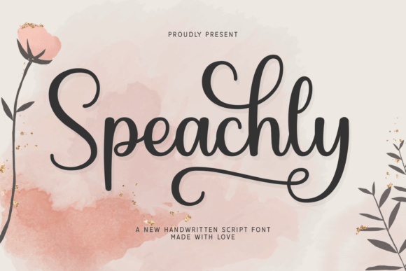 Speachly: The Perfect Handwritten Font for Crafters