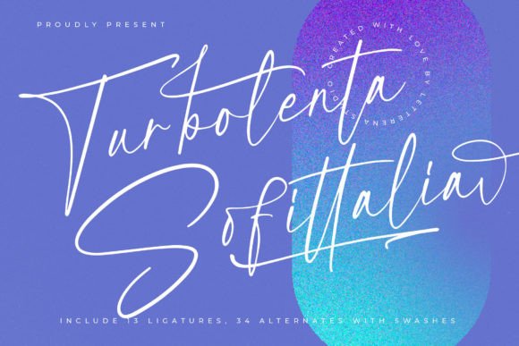 Turbolenta Sofittalia: The Script Font for Scroll-Stopping Designs